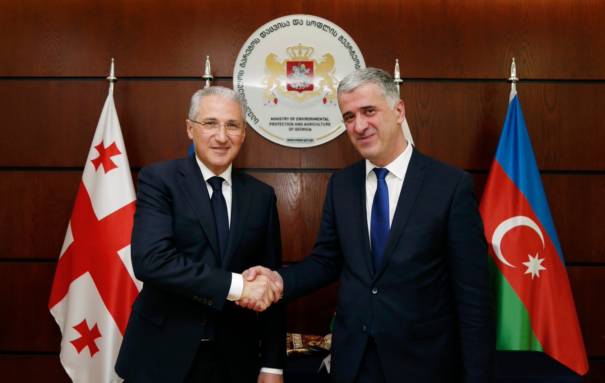 agricultureGEO's tweet photo. Otar Shamugia meets the Minister of Ecology and Natural Resources of the Republic of Azerbaijan, #Minister #Environmental #Protection #Agriculture #Georgia #Ecology #Natural #Resources #Azerbaijan #Mukhtar #Babayev
https://t.co/EZWPI2hLZu https://t.co/IV54KU3e4N