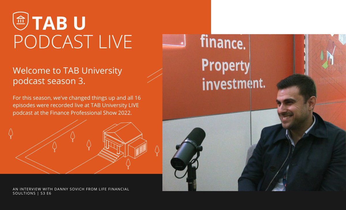 tabldn's tweet photo. We're back with episode six of the TAB U podcast, recorded at the @FP_Show, joined by Daniel Sovitch, co-founder and director of @LifeFinancialS.
Watch the podcast here: https://t.co/mkfSzTJfNg
#TABTrustTransparency #podcast #TABU #lifefinacialsolutions #fpshow #fpshow2022 https://t.co/M8m5su6Sae
