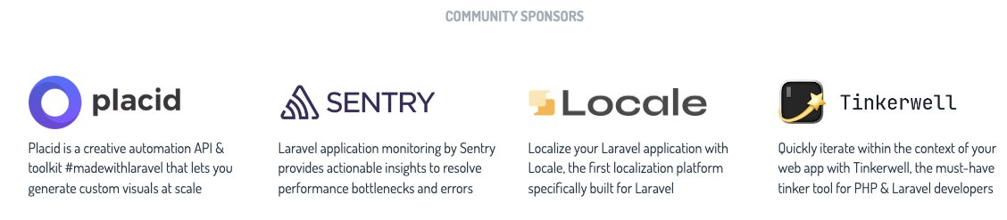 uselocale's tweet photo. We're the new Community Sponsor of 
@MadeWithLaravel  😍

https://t.co/Tibq4Xh1CU https://t.co/J0JHTqTRxZ