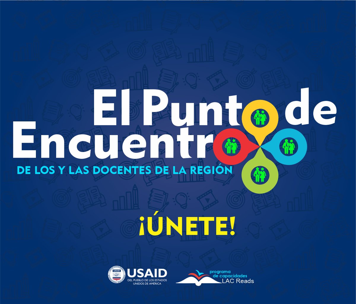 #últimahora Los y las docentes de la región se estan reuniendo para transformar la forma de enseñar a leer y escribir a los niños y niñas de Centroamérica y El Caribe. 😎😎

¡Únete a la comunidad #EnseñaLEES! haciendo #Click aquí: facebook.com/groups/2041173…

#LaComunidadEnseñaLEES