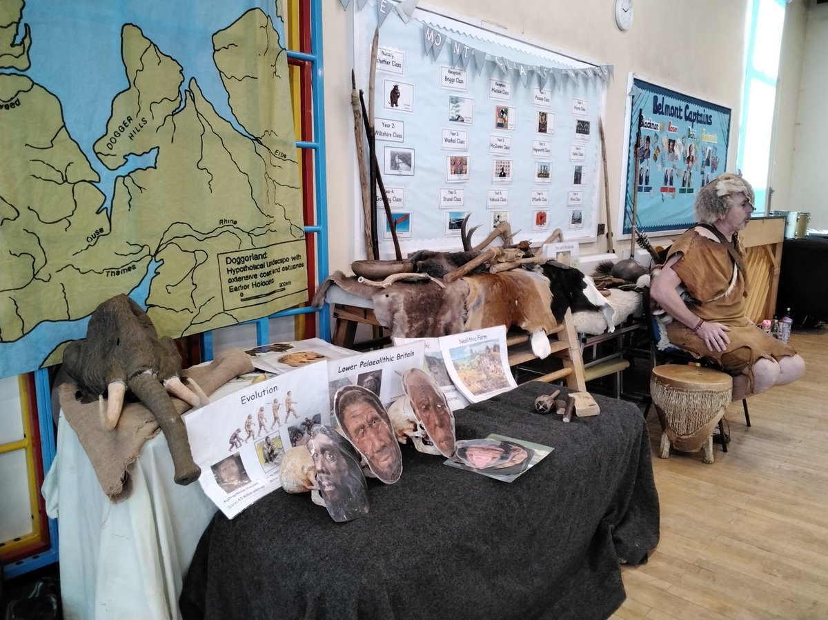 LSEATBelmont's tweet photo. Always an exciting time for our Year 3's when @historyinschool comes to visit for Stone Age day! Lots of fun, lots learnt and amazing costumes. Thank you for such a fabulous morning! #stoneageday #portalstothepastworkshop https://t.co/vSnOzClyej