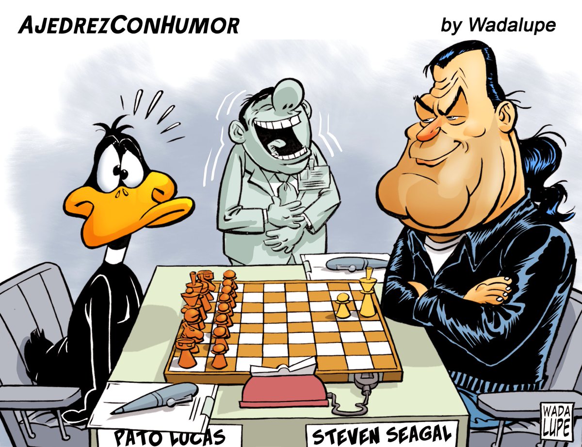 AjedrezConHumor's tweet image. Intimidación / Intimidation
