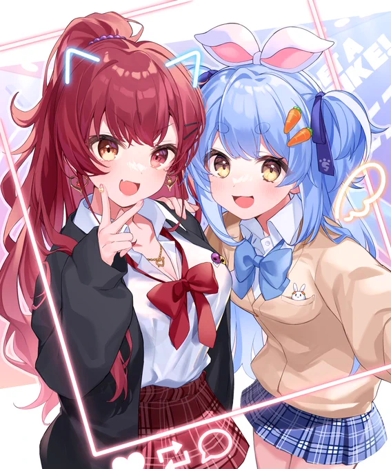 学生ぺこマリ#ぺこらーと #マリンのお宝 