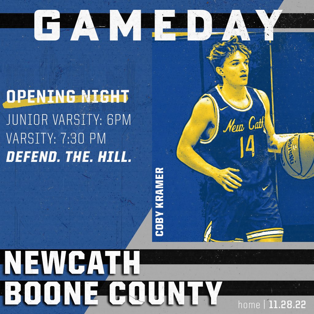 🚨 IT’S OPENING NIGHT 🚨 

📍: HOME
⏱: JV 6/Varsity 7:30 

BE THERE. BE LOUD. BE READY TO #DEFENDTHEHILL.