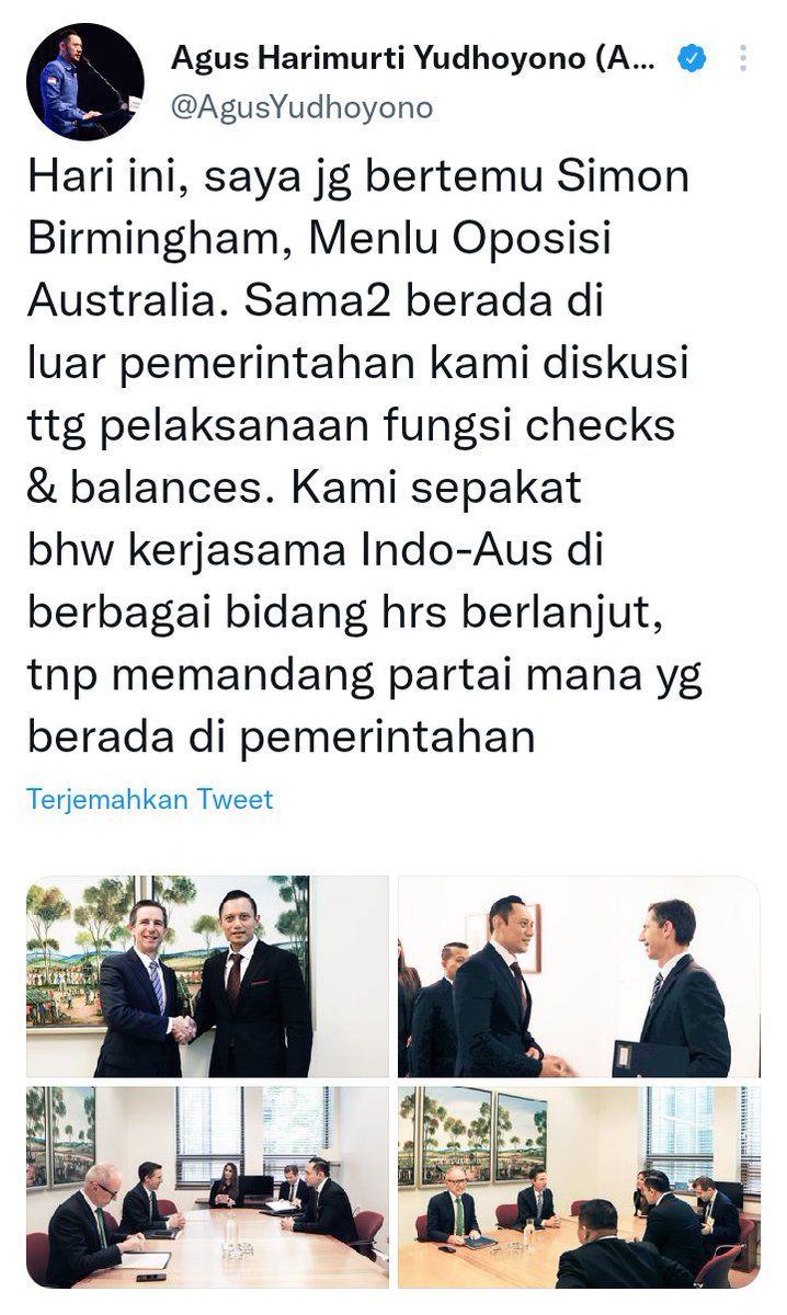 PaltiHutabarat's tweet photo. Ini orang halu lagi bahas kehaluan..

Yang berkuasa siapa, yang sepakat lanjutkan kerja sama siapa.. 😌 https://t.co/eXJQdb88Fg
