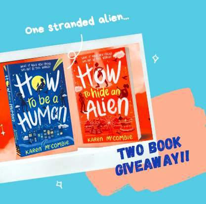 KarenMcCombie's tweet photo. Closing date for this 2-BOOK GIVEAWAY is tomorrow, Tuesday 29th! Zip on over to my website https://t.co/AMPrY4Yg0V to enter...
#HowToBeAHuman #HowToHideAnAlien https://t.co/cUYK2herNK