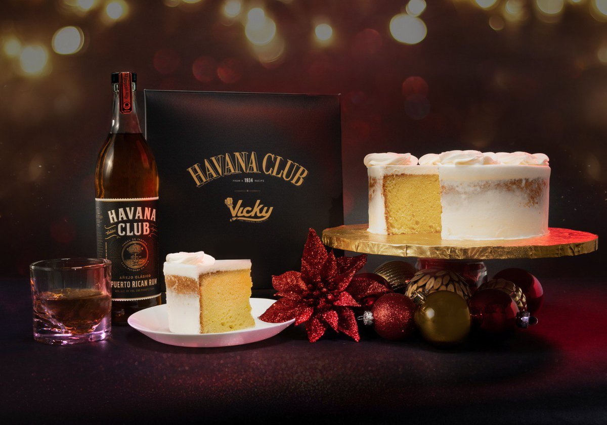 Family tradition meets a holiday tradition with Havana Club and Vicky Bakery. 🤝 A sweet collaboration, we bring you a taste of the Caribbean with two family recipes that come together for this limited-edition rum cake. Made with Real Havana Club Rum and filled with Cuban pride.
