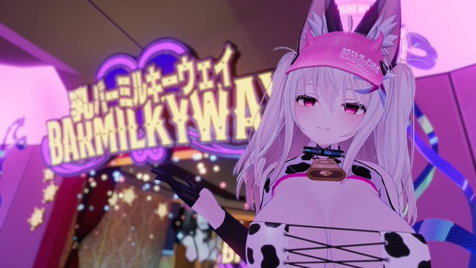 VRchatの乳バーミルキーウェイに行きました。おっぱい 