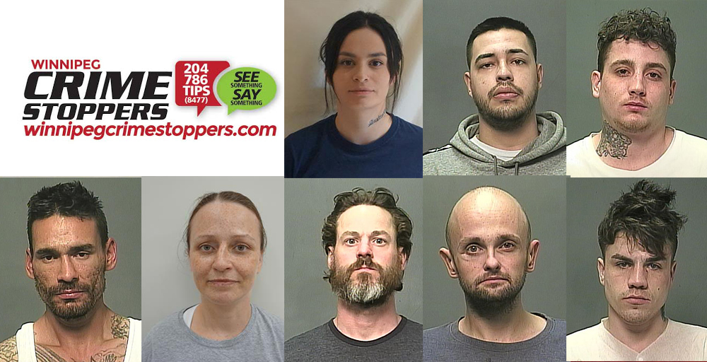 wpgpolice's tweet photo. This month's Wanted List is now up. If you have information about the location of any of the following people, contact Winnipeg Crime Stoppers at 204-786-8477 (local) or 1-800-222-8477 (toll free). #wanted #crimestoppers https://t.co/fEMXIUENPa https://t.co/tMU9yGyo9H