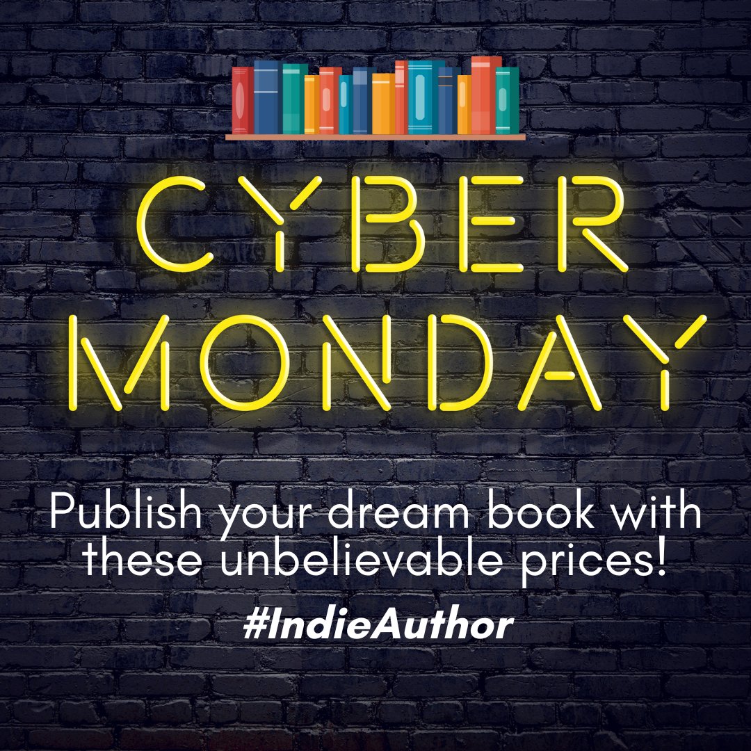 LHPublishing's tweet photo. 🔥 OVER 50% OFF Publishing Today! 

📚 Visit https://t.co/F4EtFozSwV or give us a call at 📞1-844-279-2109 to become an indie author today!

#selfpublish #selfpub #selfpublisher #indieauthor #indieauthors #writingcommunity #aspiringauthor #publishingsale #cybermonday #lovereading https://t.co/JZ5QvFn2wU