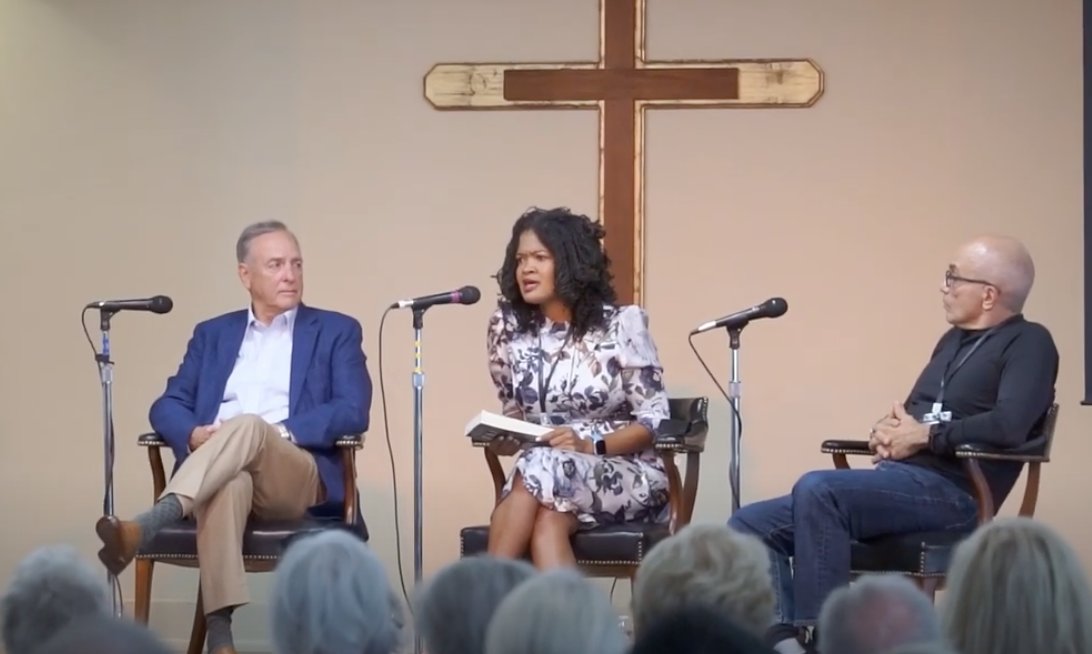 DecaturBookFest's tweet photo. Join veteran journalist John Pruitt, authors Dolen Perkins-Valdezโs + Ernesto Mestre-Reedโs, and moderator, Lynn Cullen, in "Weaving Fact and Fiction: A Historical Fiction Panel".
Watch this #DBF2022 panel here ๐ https://t.co/KLDxvi4Zek
#decaturbookfestival #decaturga https://t.co/2pkC0KqKQZ