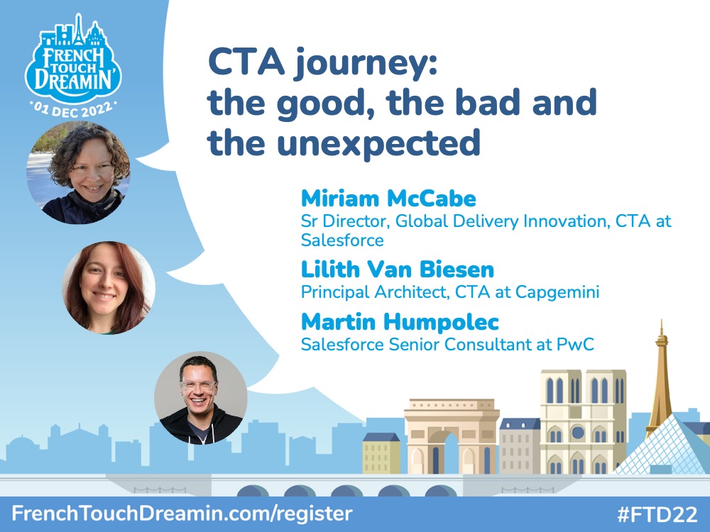 FTDreamin's tweet photo. Don't miss @@mcmiriam ,@LilithVanBiesen and @mhumpolec 's Session : CTA Journey : the good, the bad and the unexpected ! https://t.co/q3sE9nj0L4