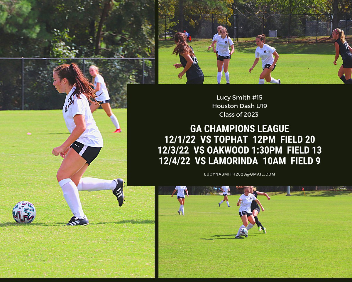 Big Soccer Week!!  GA Champions Cup, Mesa, AZ!!  Let's Go DASH U19! #Uncommitted 2023 @DynamoDashYouth <a href="/Lion_WSOC/">East Texas A&M Soccer</a> <a href="/UTSAWSOC/">UTSA Soccer</a> <a href="/RiceBrianLee/">Brian Lee</a> <a href="/TarletonSoccer/">Tarleton State Soccer</a> <a href="/BearkatsSOC/">Sam Houston Soccer</a> <a href="/MeanGreenSoccer/">UNT Soccer</a> <a href="/TXStateSoccer/">Texas State Soccer</a> <a href="/DBUWomensSoccer/">DBU Women's Soccer</a> <a href="/ImCollegeSoccer/">College Soccer Truth ™</a> <a href="/ImYouthSoccer/">ECNL/GA/Recruiting/College Soccer</a>