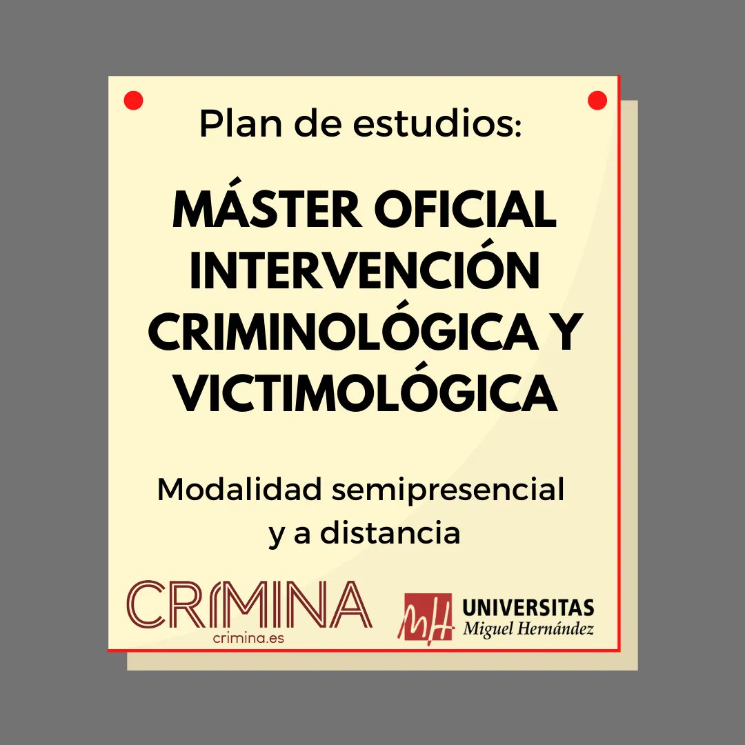 CriminaUMH's tweet photo. 👀 ¿Quieres conocer más sobre el @MICvUMH ?
Aquí te mostramos el plan de estudios 😎
No dudes en consultar el siguiente enlace para más información: https://t.co/oo2SSjSYgd
#criminaumh #estudiaumh #umh #MICV https://t.co/HzTFocJIWt
