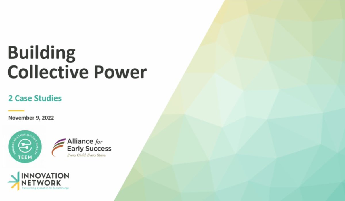 Check out our <a href="/aeaweb/">Evaluation Headlines</a> #EVAL22 presentation resources on Building #CollectivePower: 2 Case Studies

You'll find our slide deck and the 2 reports thanks to <a href="/WheresMAlissa/">Alissa Marchant</a>, Cory Georgopoulos; @pricetoya , and <a href="/4earlysuccess/">The Alliance for Early Success</a>

innonet.org/news-insights/…