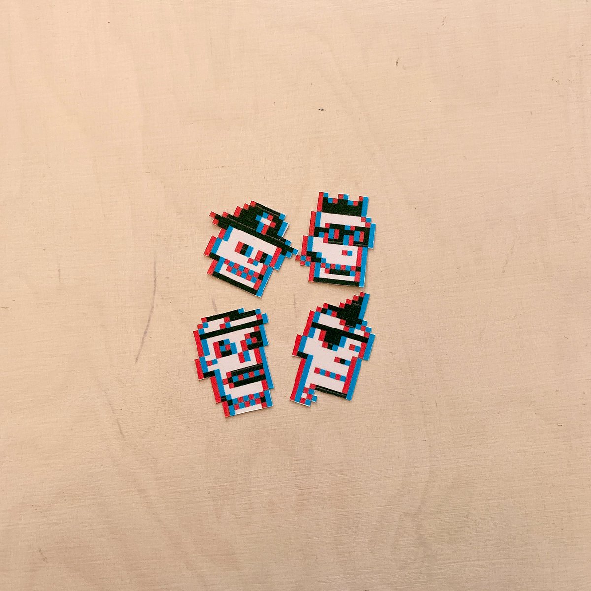 0xfilter8's tweet photo. The ANAGLYPH 3D SKULLS are coming on chain ! 

Get your eth wallets ready. 

#pixelart #onchain #onchainnft #NFTcollections https://t.co/N1VVXn7p3B