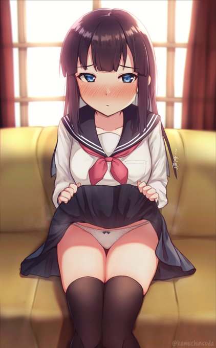 懐かしいの。少し色味とかいじりました。 #いいニーハイの日 