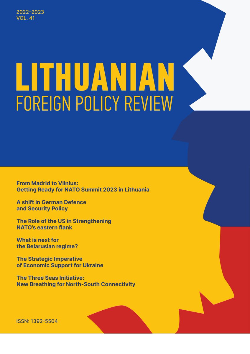 McNamara_Eoin's tweet photo. Delighted to contribute to conversation on what matters most for #NATO's #Eastern flank in this yr's #Lithuanian 🇱🇹 #ForeignPolicyReview @EESC_LT @LinasKojala.For me,transforming #military #logistics most important.Issue with many excellent insights, link: https://t.co/EVzpF5nmnx https://t.co/AdHsDSQOCo