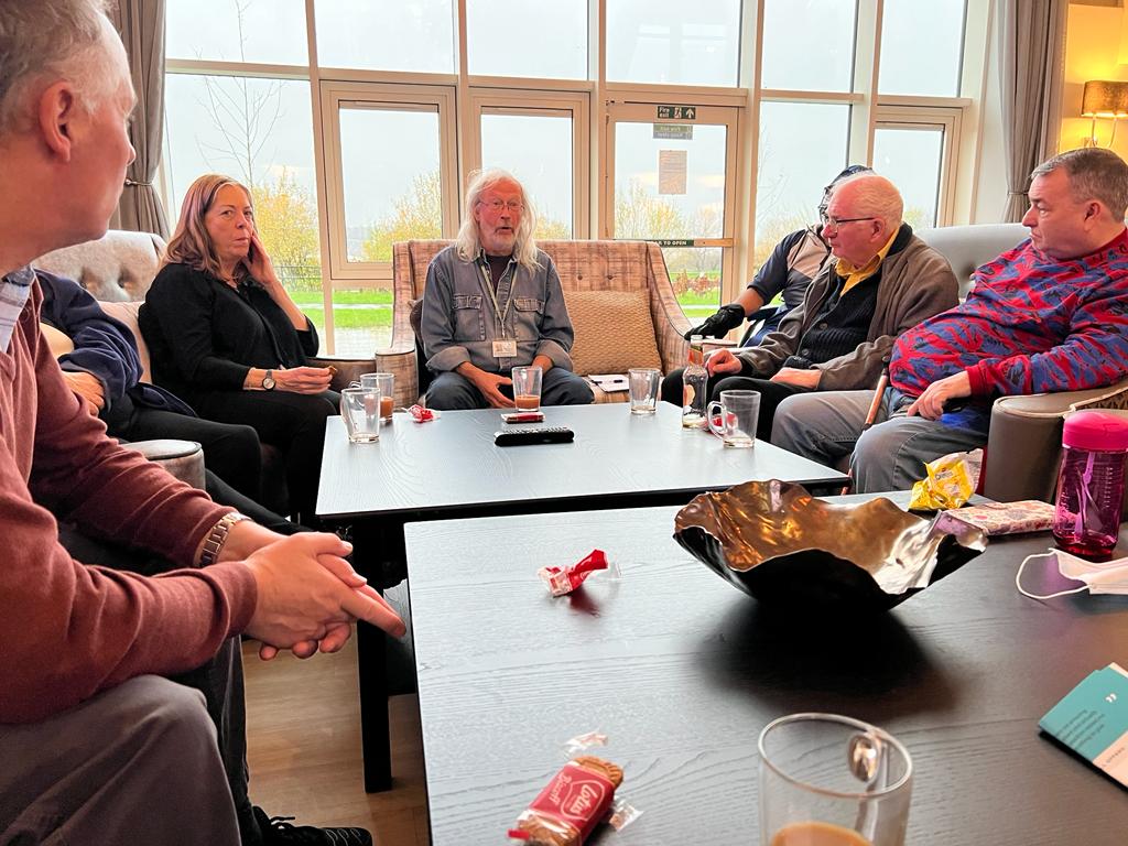 CareNetworkUK's tweet photo. Our lovely Resolve group have been busy getting out &amp; about!

They recently met with the Mayor of @blackburndarwen, then last week they were joined by Leader of the Council Phil Riley,@AlbionMillCH. Phil kindly answered questions about community services in our local area 💙 https://t.co/kNHJfMtow1