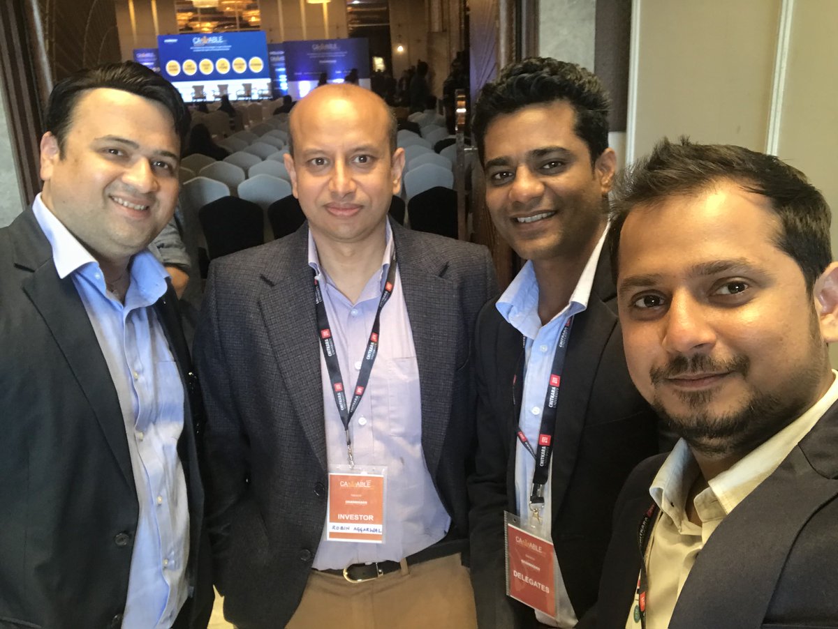 iimlincubator1's tweet photo. IIML EIC Team was glad to attend, #CANNABLE #4.0 organized by Chandigarh Angels Network. Congratulations to Somveer Anand, Vineet Khurana, Nitika Khurana, Sanchit Soni and CAN Team for hosting the event. Glimpse of the Event. https://t.co/UHJ3XHERMb