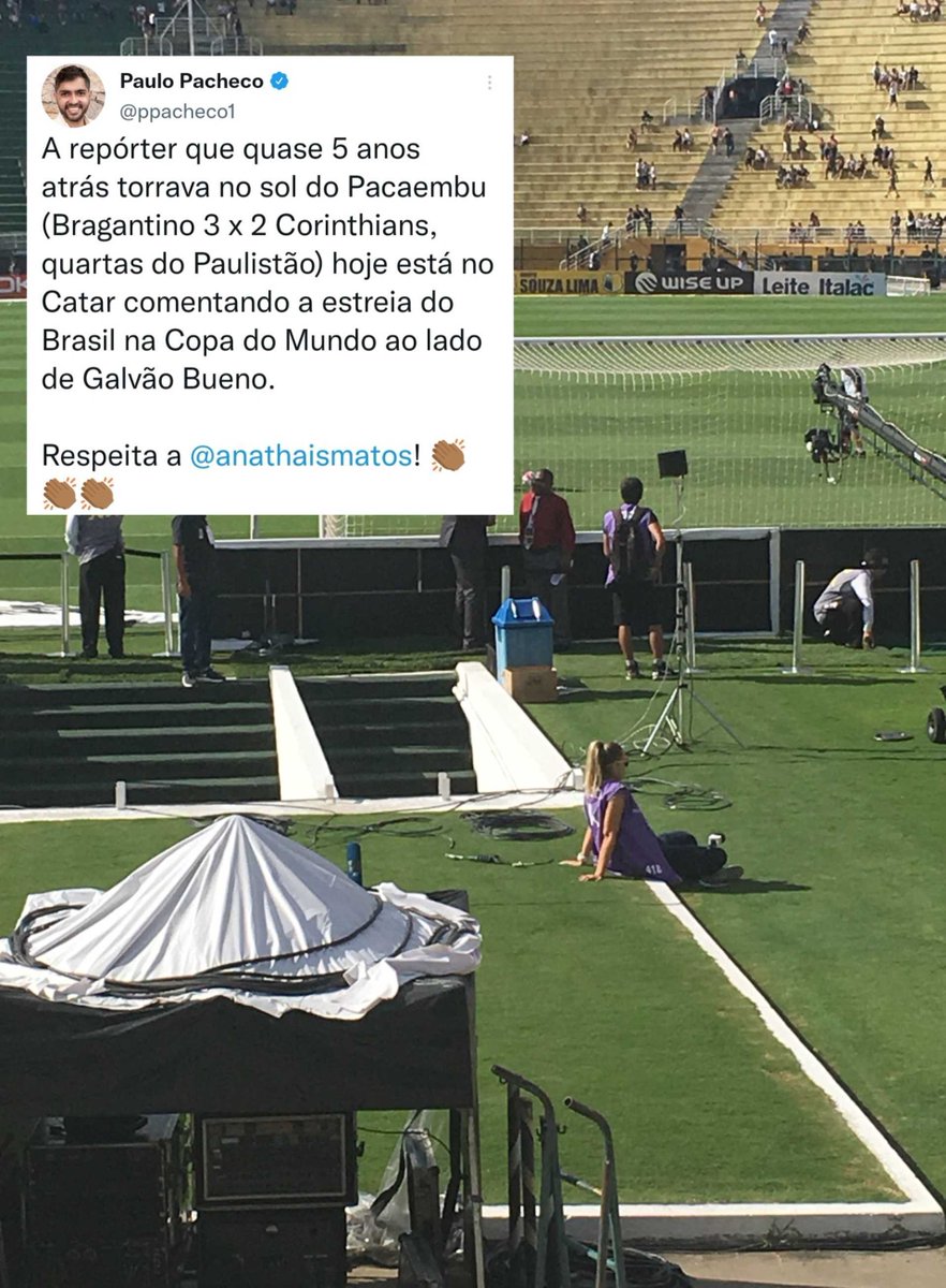 Ana Thaís Matos se torna primeira mulher a comentar jogo do Brasil