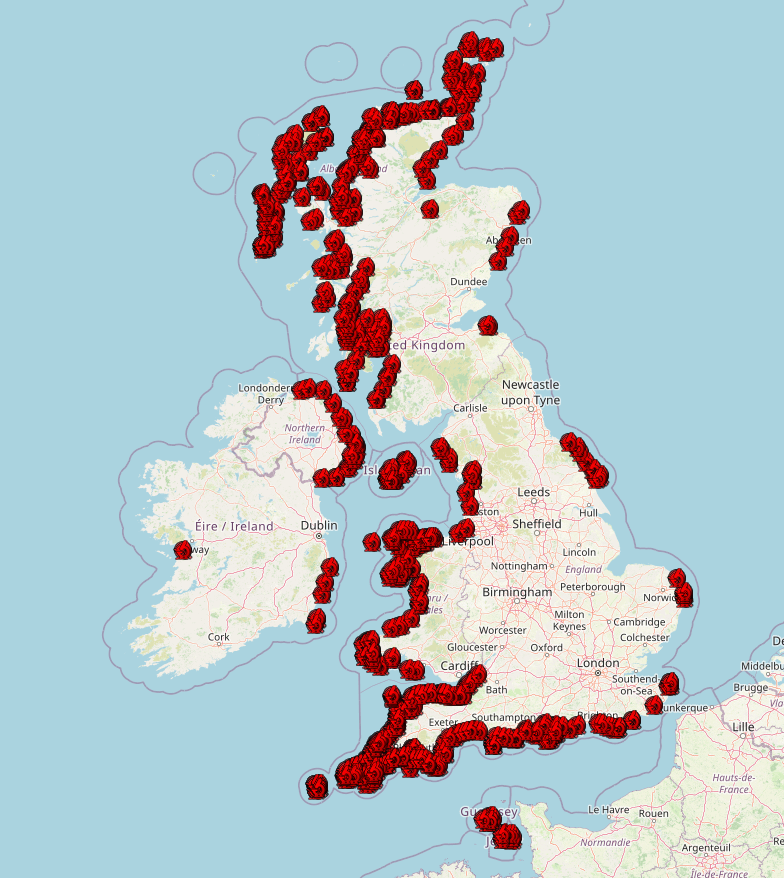 MEDIN_marine's tweet photo. The United Kingdom Directory of Marine Observing Systems (UKDMOS), is a searchable database of marine monitoring.
🧐🌊

This image shows a search of the monitoring entries from the Marine Biological Association. 
👇
https://t.co/DSHspO3y9J

#UKDMOS #metadatamonday #marinedata https://t.co/zni6LxXcaT