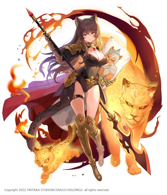 아르카나 택틱스 리볼버스의 소울랜서 스킨 작업 했습니다#アルカナ#アルカナタクティクス 