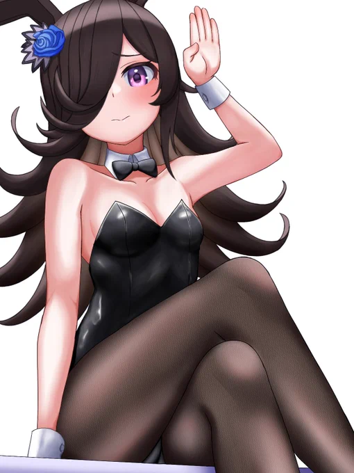 #ウマ娘 #ライスシャワー#100人激かわライスシャワー97人目「バニーガールの服装を着たライスシャワー」100人まであと3人!! 