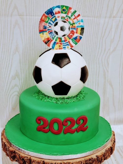 RioCakeBake's tweet photo. Exciting new world cup cake to celebrate matchday 3 of the tournament kicking off tomorrow! ⚽️ https://t.co/OUUwy7vAta