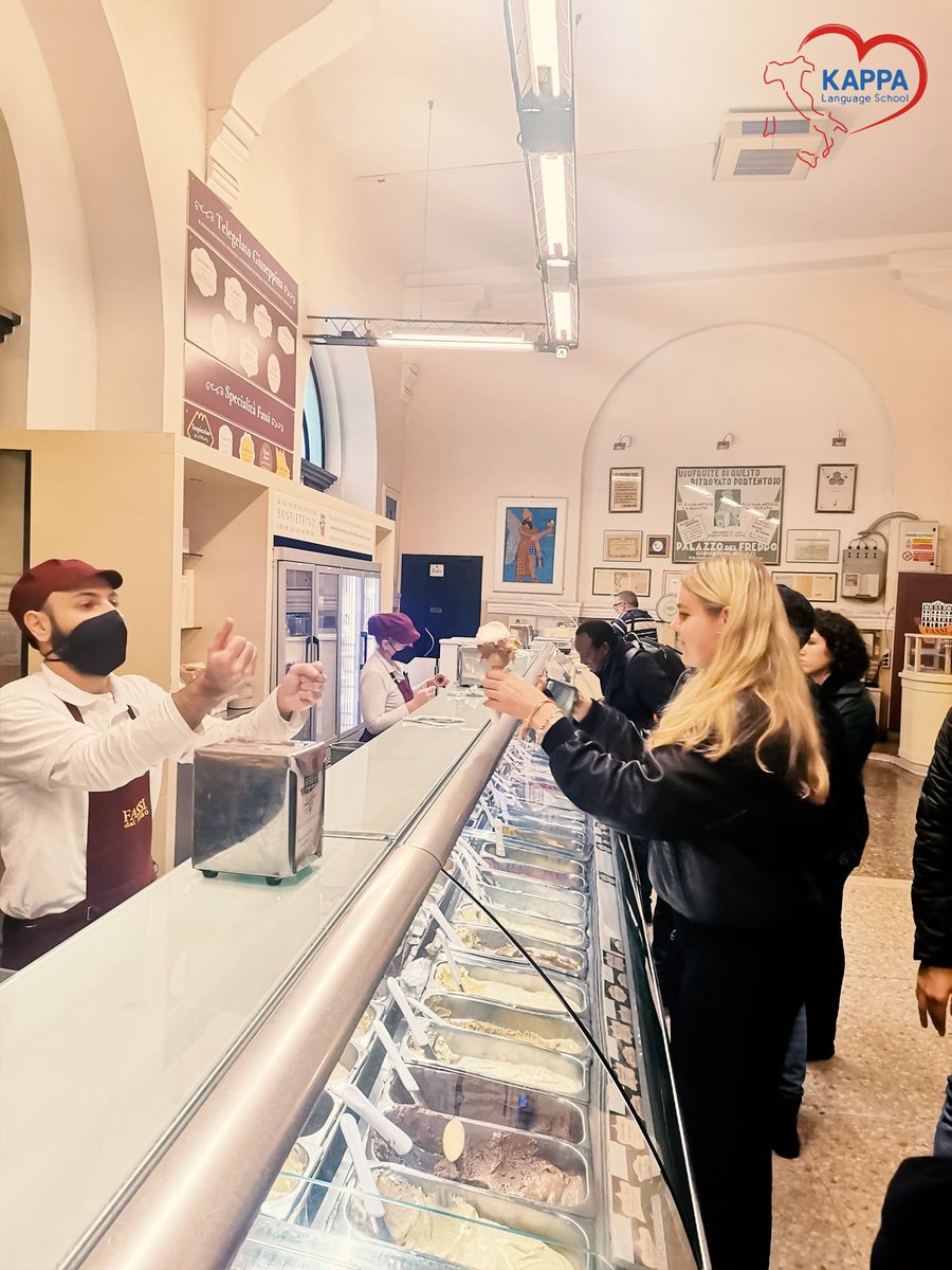 kappalanguage's tweet photo. Come si fa il gelato? 🍨
L'abbiamo scoperto assieme alle nostre studentesse della mattina, ospiti dello storico "Palazzo del Freddo" di @fassi_1880 <3
#icecream #learnitalian #visitrome #visititaly #learningitalian #italiancourse #outdoorlesson #italianclass #iostudioconkappa https://t.co/9jydDaaaG1
