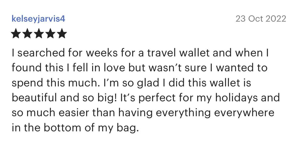 LoverOfLuxe's tweet photo. We are so happy to hear you love our travel wallet as much as we do Kelsy! Enjoy using it in all your travels 🏝️ https://t.co/zvnJV0UW8A