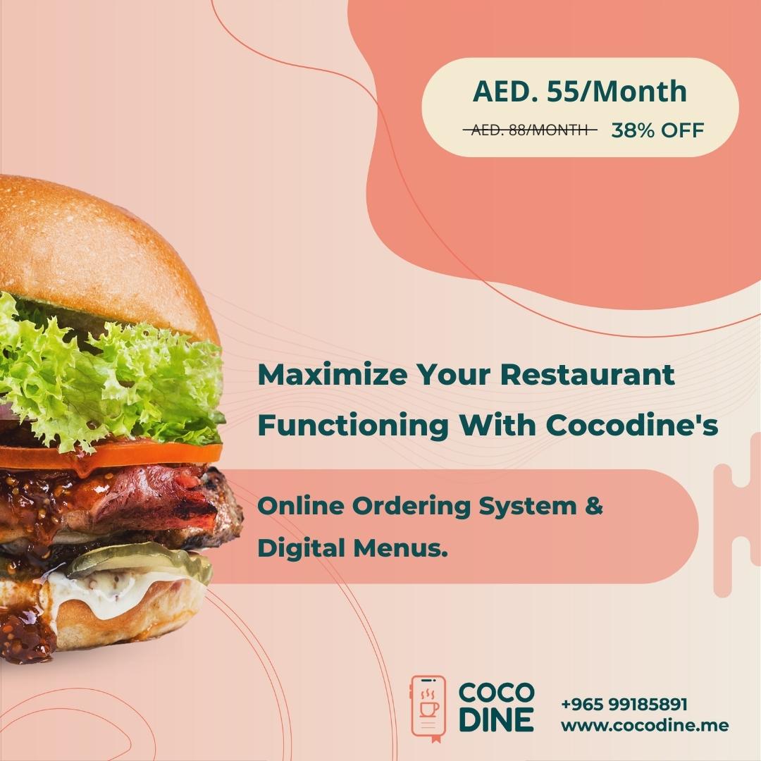coco_dine's tweet photo. Digitize your restaurant operations. Upgrade to digital menus and online ordering with Cocodine.

Monthly subscription plans starting from just AED. 55. 

#restaurant #cocodine #restaurantlife #papermenu #restaurantbusiness #onlineordering #customizedmenu #restaurantowner https://t.co/jcXF4Eiaxj