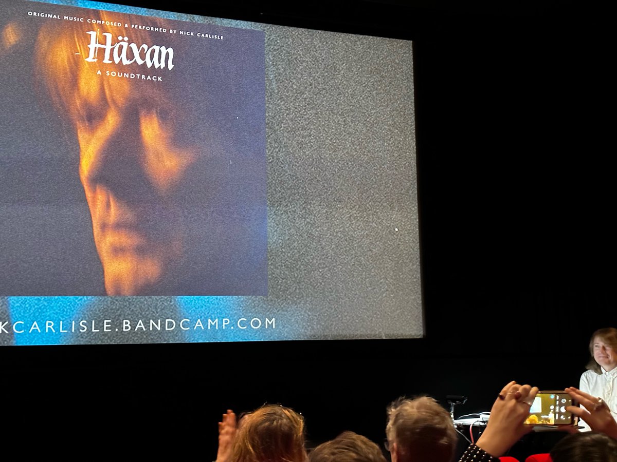 nick_carlisle's tweet photo. Just before, & just after, "Häxan With Live Score By Nick Carlisle" at @QFTBelfast last Thurs 📽
📸 by @TimJBurden
#indreamsaremonsters #häxan #benjaminchristensen #LIVESCORE #soundtrack #mellotron #prophet5 #sequential #bandcamp #qft #bfi @FAN_BiggerPict @BFI https://t.co/HzwrzRwaZg