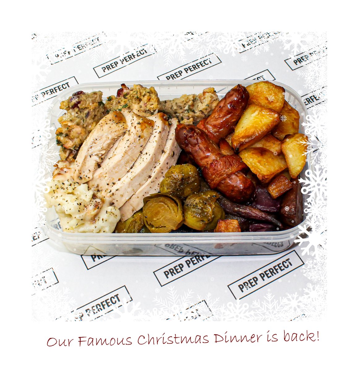 PrepPerfectUK's tweet photo. It's starting to taste a lot like Christmas!
Our famous #Christmas #Dinner is back!

🍽️ Order now: https://t.co/zWZ9hKLIF9
#PrepPerfect #christmas  #christmasdinner #allthetrimmings #prepchristmas #healthychristmas #balancedmeals #freshfood #nutritious #meal #healthymeals https://t.co/x0YVODaeSd