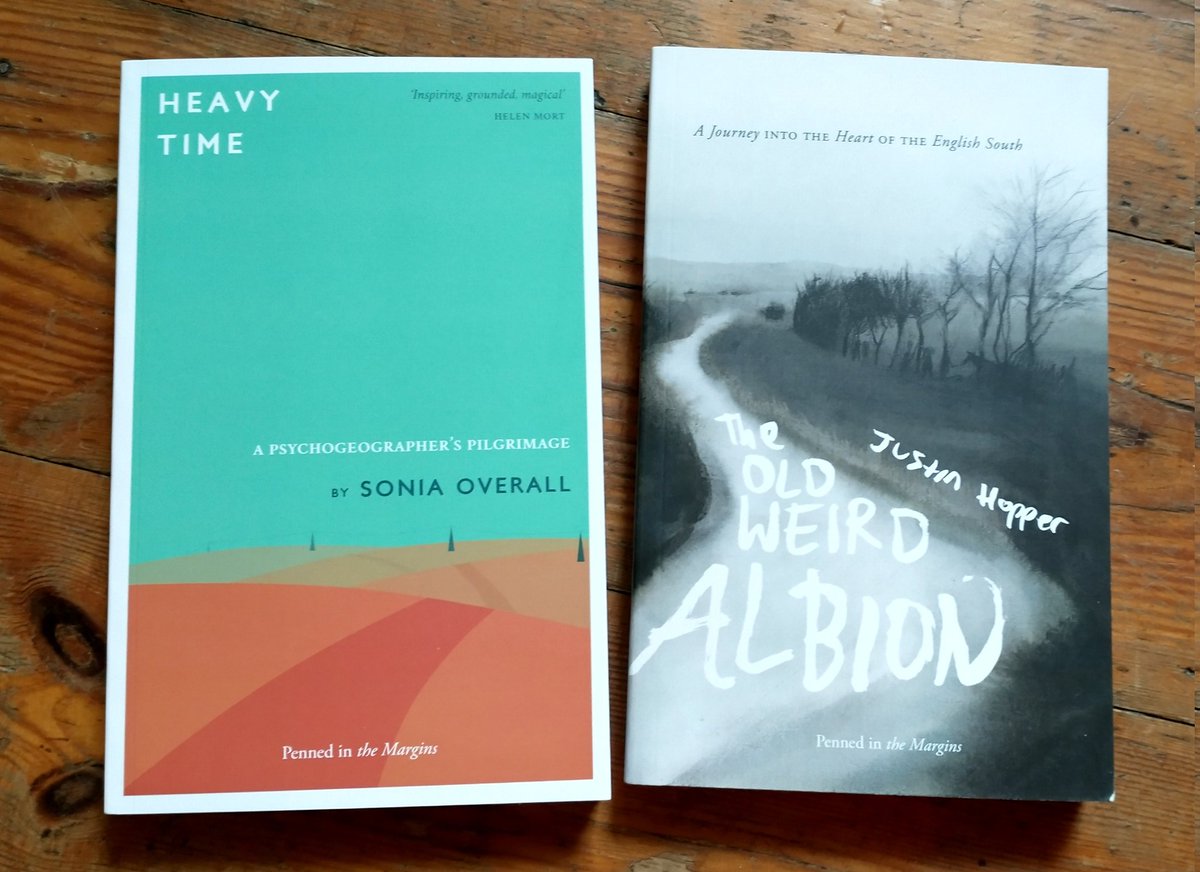 _LaraBand's tweet photo. Exciting post today, @SoniaOverall #HeavyTime and @oldweirdalbion, both from @PennedintheM - winter reading on landscapes I know well, but will always discover more about https://t.co/AB7rAbxASz