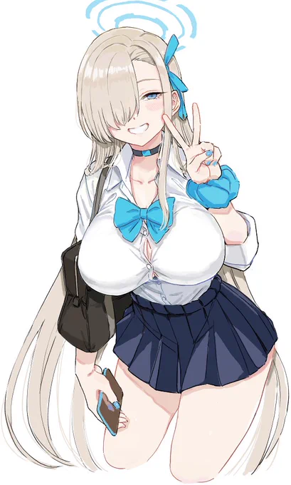 絵チャで描いたブルアカのアスナ…… 