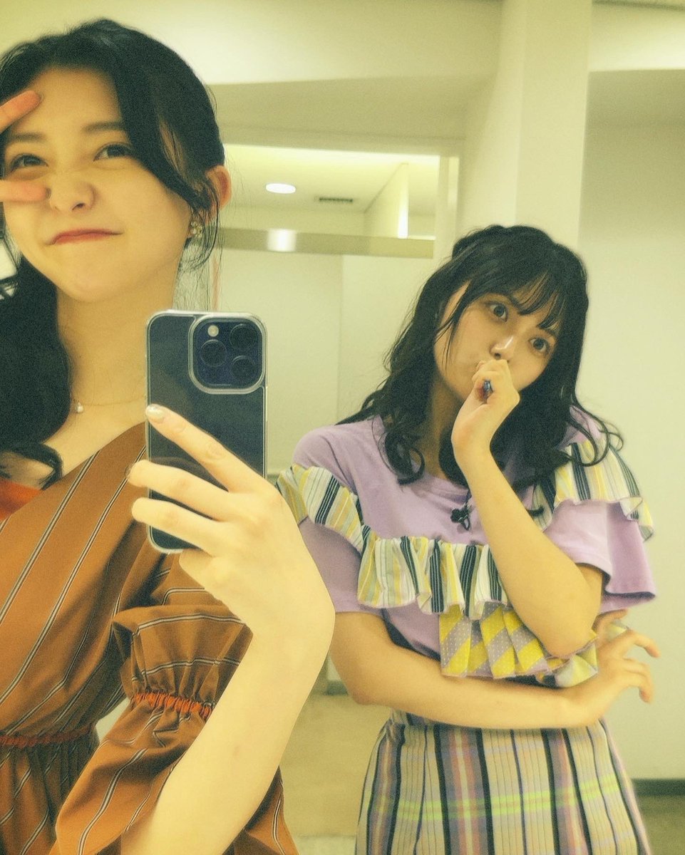 moka_ttt0728's tweet photo. 本日エルピス第6話放送です🔥
ぜひご覧ください😌✨
仲良しひなみんと💓
@elpis_ktv https://t.co/1sJ8Anvfb7