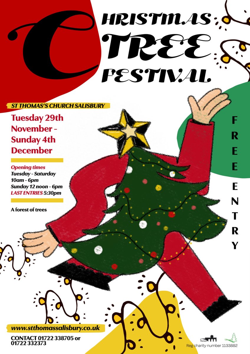 Sampson_Coward's tweet photo. The Christmas Tree Festival begins tomorrow with a full programme of music throughout the week!🎄🎶🎄🎶
We're proud to sponsor this fantastic community event supporting local charities,@AlzheimersSupp, @SalisburyFoSS &amp; @SarumStThomas.
👇
https://t.co/xcI5LTwuac

#salisbury #event https://t.co/wtpUOztx7u