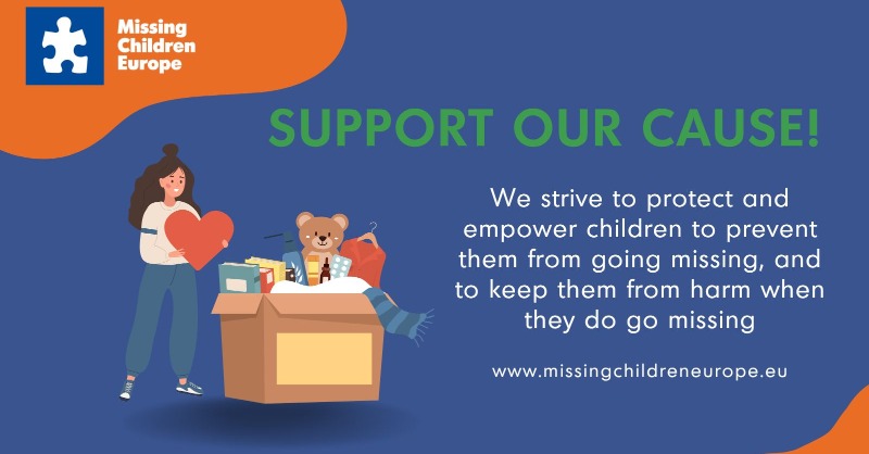 Every year 250,000 children in Europe go missing! 🧸

<a href="/MissingChildEU/">Missing Children Europe</a> is committed to prevent children from going missing, and to protect them from any violence, abuse or exploitation when they do

🤲 Help us keep them safe: follow us for more info ℹ️

🌐 missingchildreneurope.eu