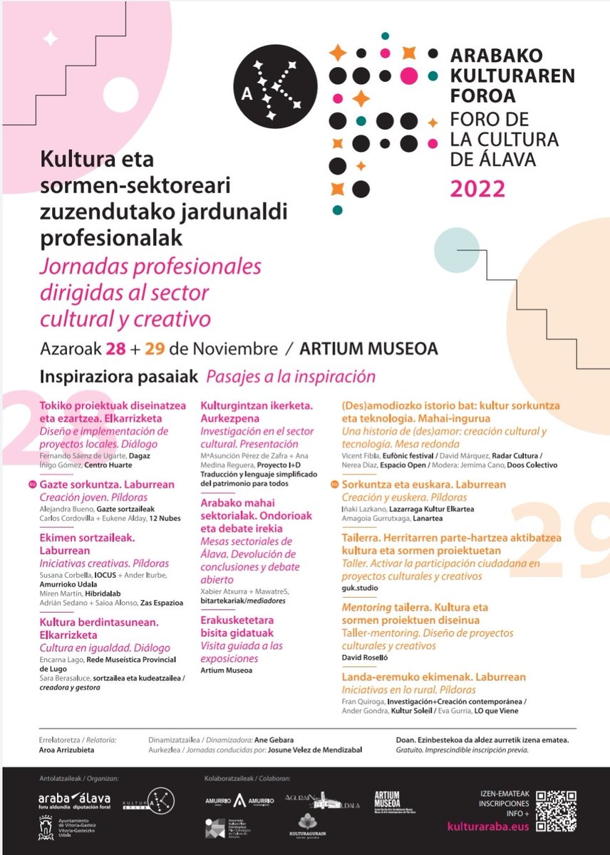 euneiz_uni's tweet photo. Con motivo del 20 aniversario del museo @ArtiumVitoria, nuestra coordinadora del Grado en #Multimedia @alejandr_bueno presenta una píldora creativa dentro del Foro de la Cultura de Álava. Se trata de un corto de animación que explora la historia de las mujeres en Euskadi. #EUNEIZ https://t.co/oYUoCxTWoI