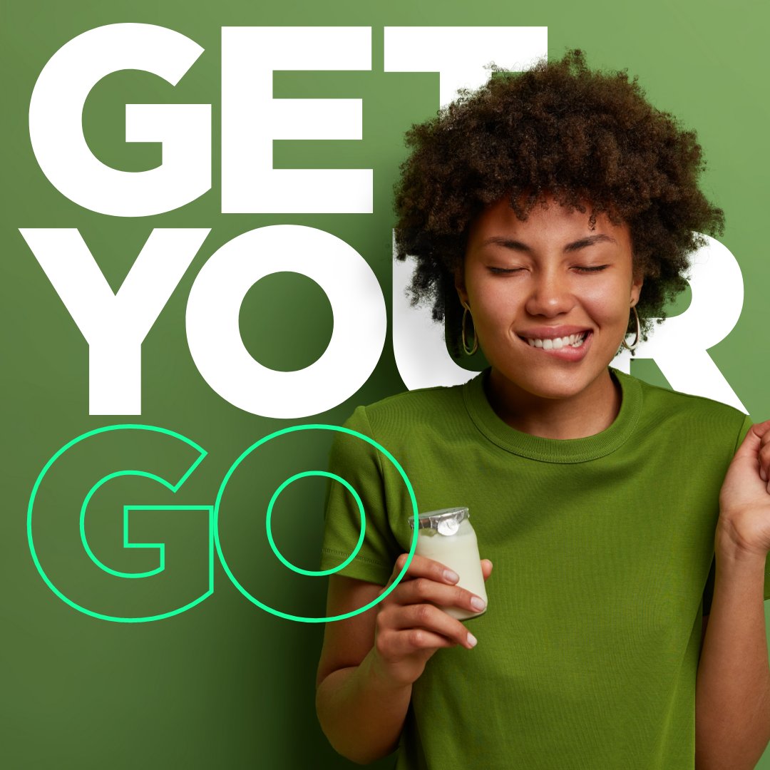 DairyGivesYouGo's tweet photo. Get your go with a power-packed yoghurt snack! 🥛
Not only is it full of nutrients but it is the probiotics that improves overall digestion &amp; gut health. Add it to your cereal or enjoy it on the go with fresh fruit. 

#DairyGivesYouGo
#WhateverGoYouNeed
#EnjoyYoghurt
#EnjoyDairy https://t.co/bp2nVSBVoC