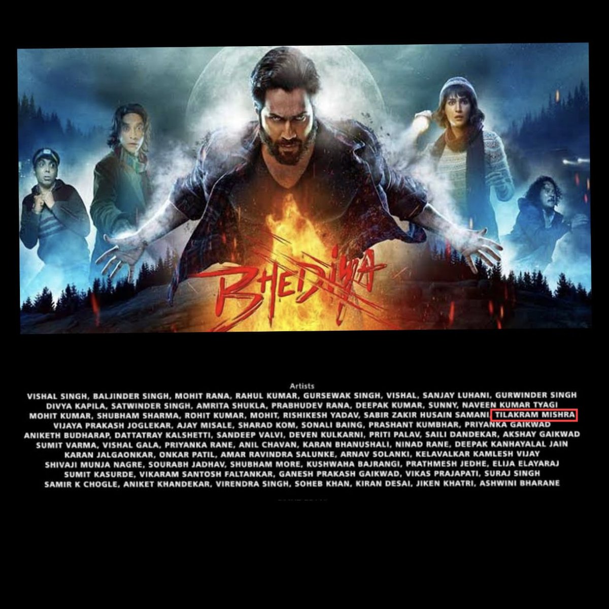 mishra_tilakram's tweet photo. One more achievement added to list Bhediya Movie my name of credits list..
#PrimeFocusworld
#PWD
#PFAMES
#Moviecredits
#credits
#vfx
#bhediya
#Dneg
#PrimeFocus https://t.co/PLKzuwNSRC
