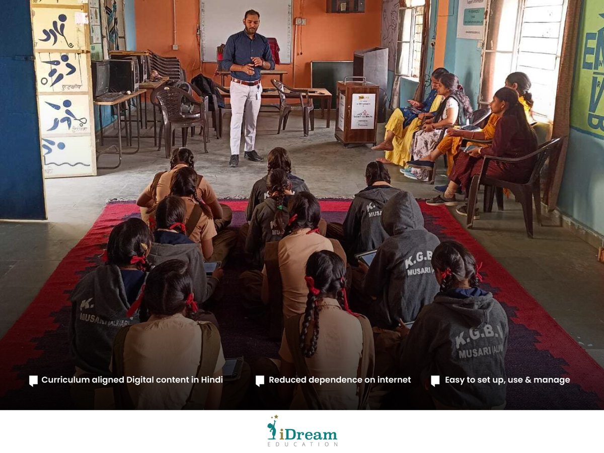idreameducation's tweet image. Looking at the usage of learning content given on tablets to the girls of KGBV School, Bhiwadi. We upgraded the content of each tablet given in the iPrep Digital Library based on class, subjects, topic-wise practice, chapter-wise notes, &amp;amp; other life skills content.
 
#tablab