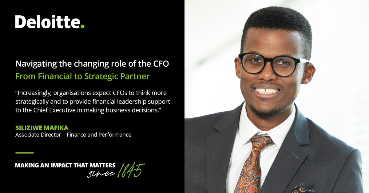 🏦 The finance function has evolved: it has moved away from being a back office function to becoming one of business’s most critical and strategic functions. For more, download the full report here 👉 deloi.tt/3GChKNL.