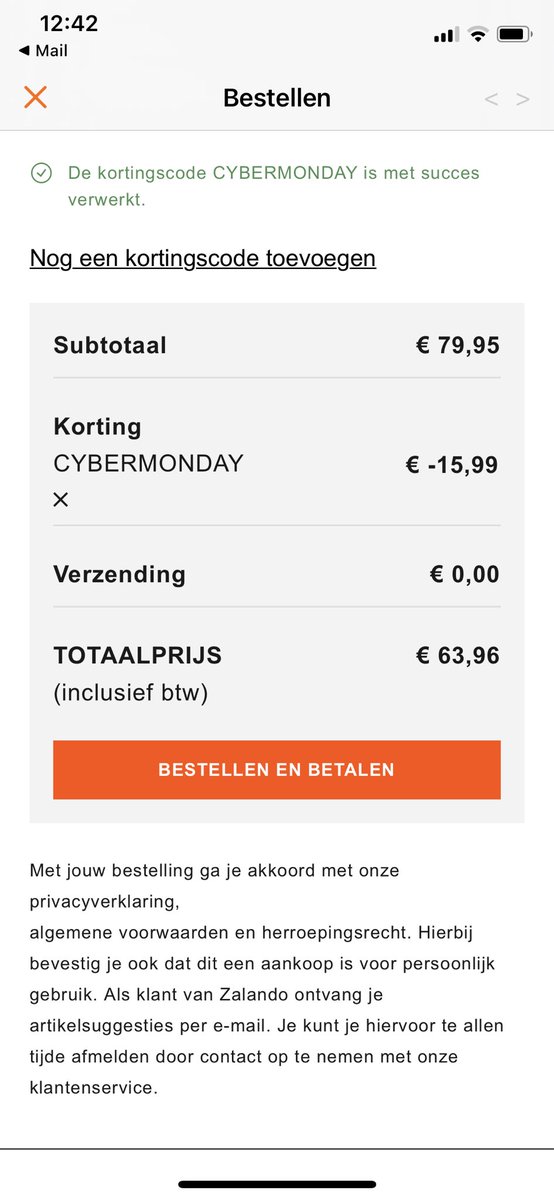 elinesluijter's tweet photo. #cybermonday bij Zalando. Extra 20% korting! Prijzen zijn hoger dan Black Friday. Resultaat: 1 euro goedkoper dan afgelopen donderdag met #BlackFriday korting… Jup; het is allemaal marketing. https://t.co/tvw2W5Th19