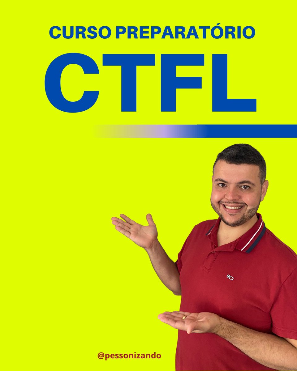 pessonizando's tweet photo. 83 aulas com mais de 10 horas tópico a tópico do syllabus da CTFL
 
50% de desconto de lançamento até 30/11/2022

De R$ 389,00 por apenas 12x R$19,41 ou 194,50 
 
Ganhe 25% de desconto pra fazer a prova da CTFL com a nossa parceira de exames Brightest!!

https://t.co/oAeoz1LmoL https://t.co/RQKTXo64d8