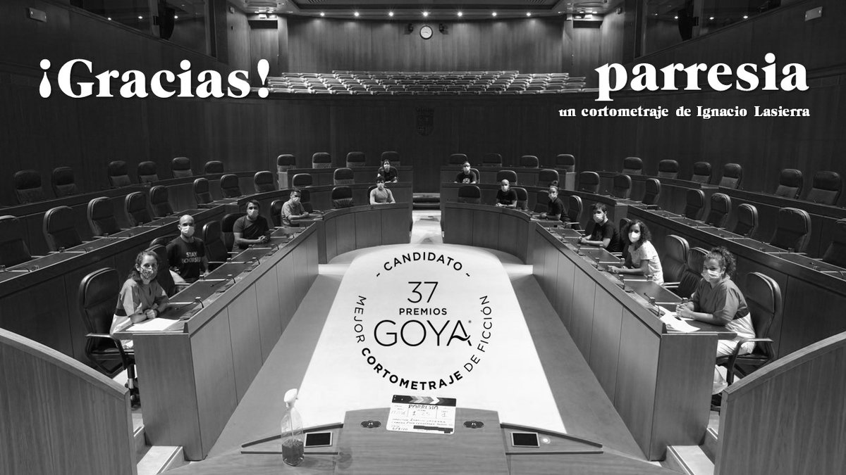 mundoimplacable's tweet photo. Cuando iniciamos este viaje en plena pandemia, nunca pensamos que nos iba a traer hasta aquí. De parte del equipo plenario de #Parresia ¡muchas gracias! Hoy, se cierran las votaciones y queremos agradecer todo el cariño que nos habéis dado estos días. @Academiadecine @PremiosGoya https://t.co/SWgZEfIQz6