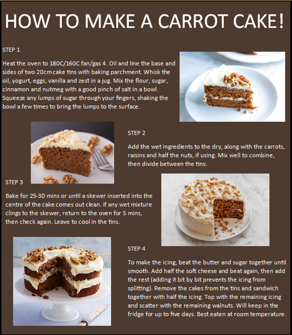 RioCakeBake's tweet photo. Enjoy our secret to making a delicious carrot cake! 🥕 https://t.co/YJ5DwhGi5v