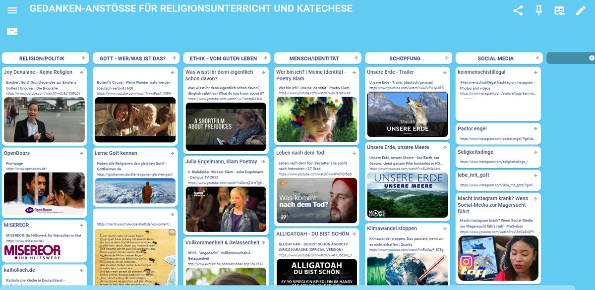 Diese Task-Card enthält fast 100 Impulse zum Gesprächseinstieg über Gott, Religion, Politik, Ethik, Identität, usw. BEDIENT EUCH ODER / UND ERWEITERT GERNE DIE LISTE! kurzelinks.de/pqbi
#twlz