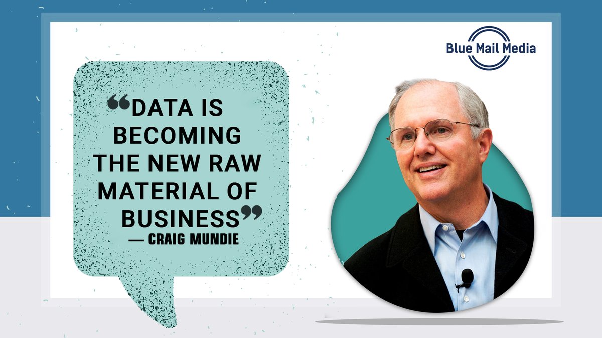 “Data is becoming the new raw material of business.”   <a href="/MundieCraig/">Craig Mundie</a>

 #Business #Entrepreneur #MondayMotivation #Success #QuoteOfTheDay #Inspiration #B2BData #BlueMailMedia #BusinessMotivationalQuotes #BeInspired #NewEra